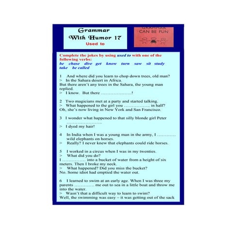 Grammar With Humor 17 | DOC