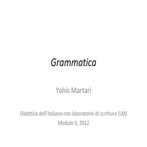 Grammatica