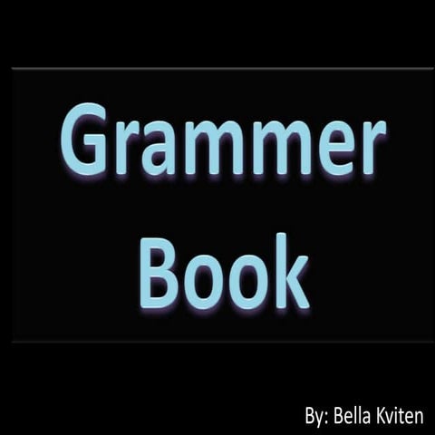 Grammer book