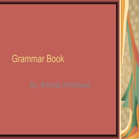 Grammer book brenda armistead