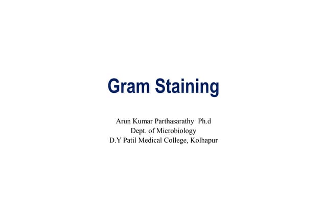 Gram staining