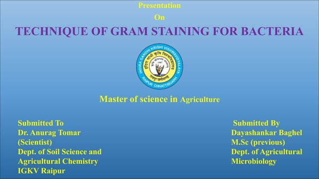 Gram staining