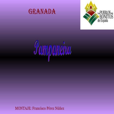 Granada. Pampaneira en la Alpujarra granadina