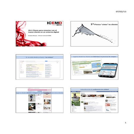 10+1 Claves para conectar con el nuevo cliente en un entorno digital
