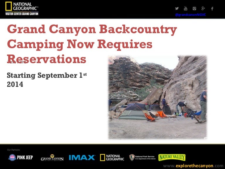 Grand Canyon Backcountry Camping to Require Reservations