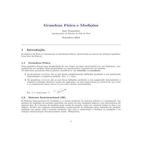Grandeza Física e Medições atualização 2024