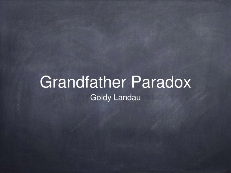 Grandfather Paradox