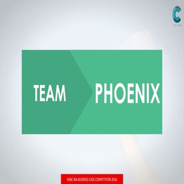 HSBC-IBA Case Competition 2016 Final Round