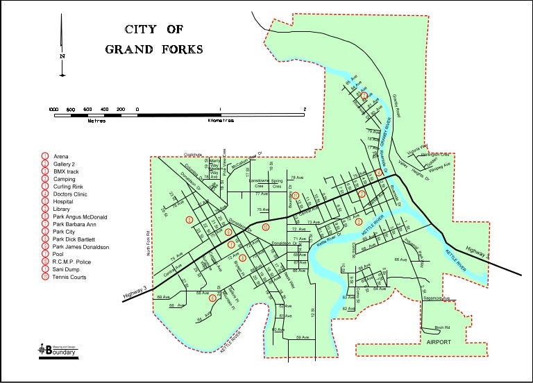 Grand forks city map