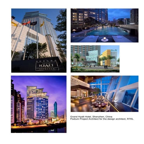 Grand Hyatt Hotel, Shenzhen China