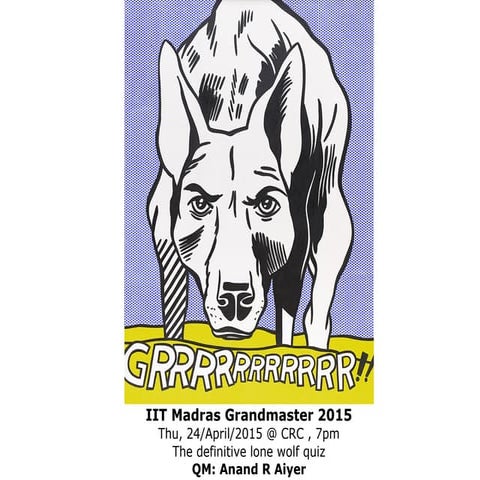 IIT Madras Grandmaster Quiz 2015