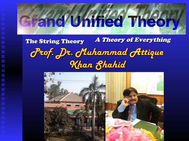Grand unified theory