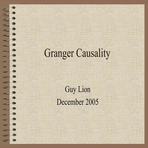 Granger Causality