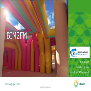 BIM2FM, BIM models to Facility Management, Concept