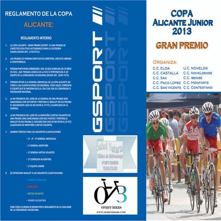Gran premio   copa alicante junior - triptico