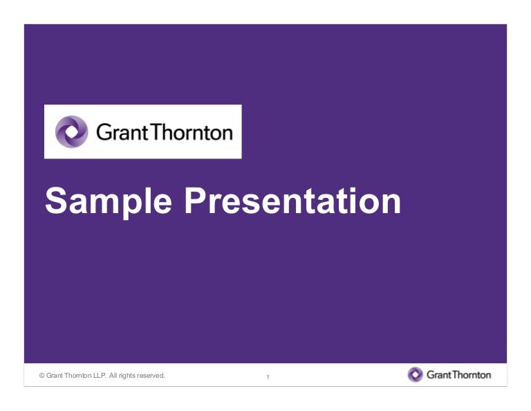 grant presentation