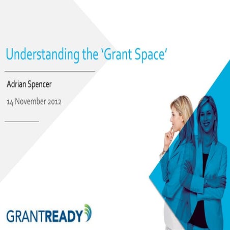 Grant Ready presents at Grants Connector Sydney 2012 organised by Business Co...