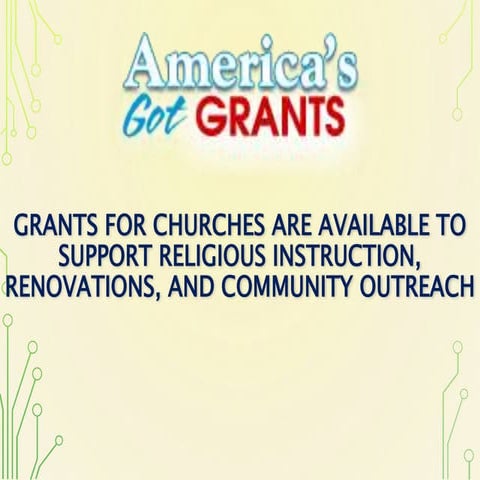 Grants For Churches Are Available To Support Religious Instruction ...