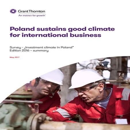 Poland sustains good climate for international business