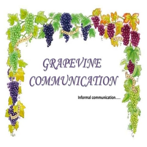 Grapevine communication