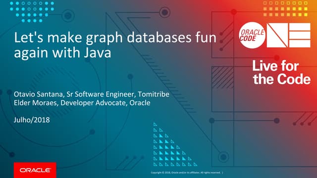 Let’s Make Graph Databases Fun Again with Java [DEV6043]