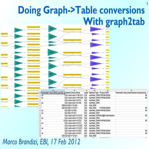 graph2tab, a library to convert experimental workflow graphs into tabular for...