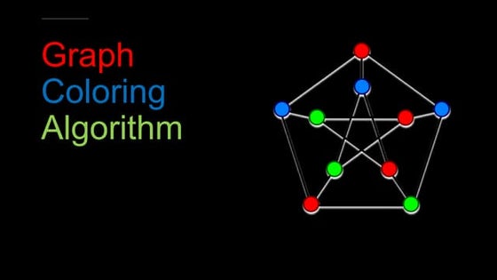 Graph coloring using backtracking | PPT