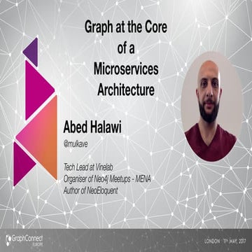 Graph at the Core of a Microservices Architecture, Vinelab
