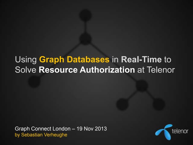 Using Graph Databases in Real-Time ...