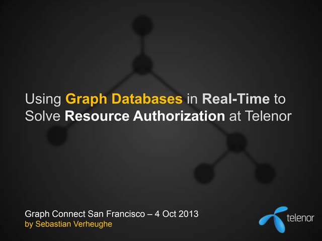 Using Graph Databases in Real-time ...