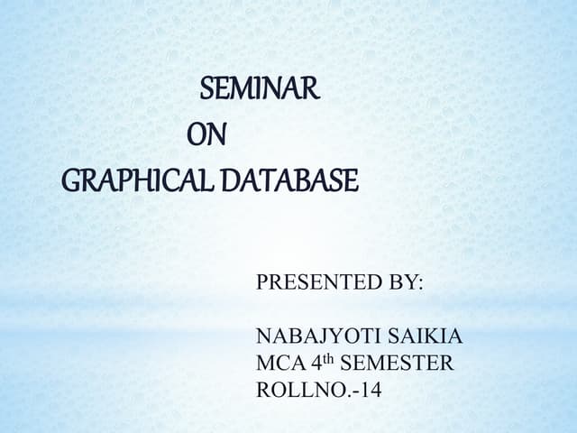 Graph database 