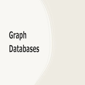 Graph databases | PPT