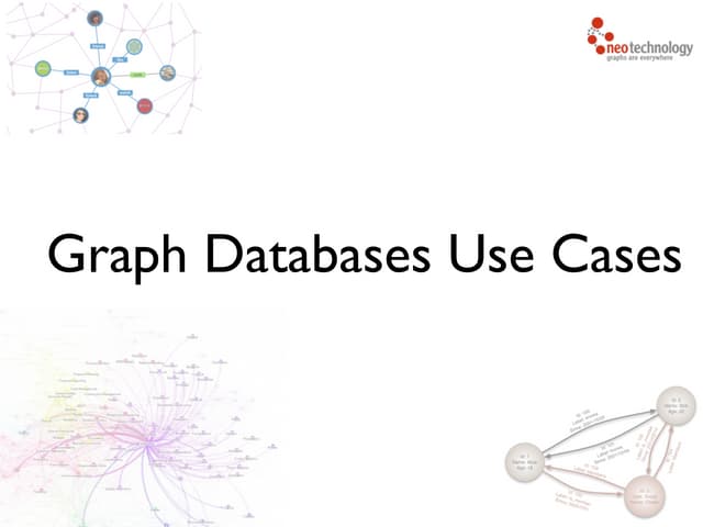 Graph database Use Cases