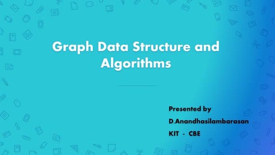 Graph in data structure | PPT