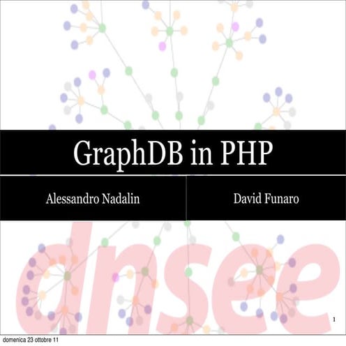 Graph databases in PHP @ PHPCon Poland 10-22-2011