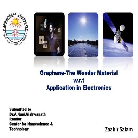 Graphene -Applications in Electronics