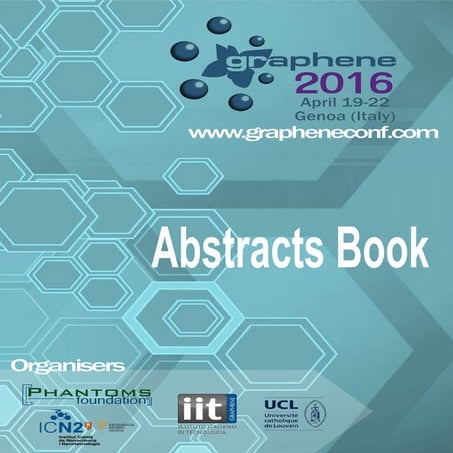 Graphene2016 Abstracts Book