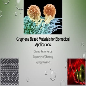 Graphene Based Material for Biomedical Applications