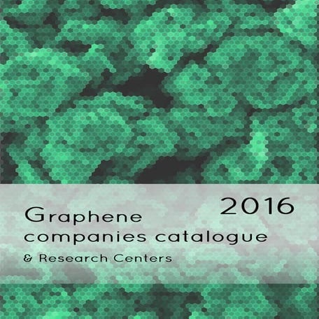 Graphene Companies Catalogue 2016
