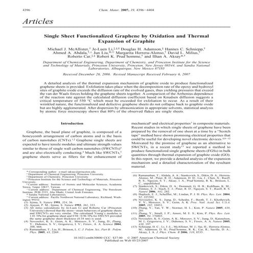 Graphene mechanism 1