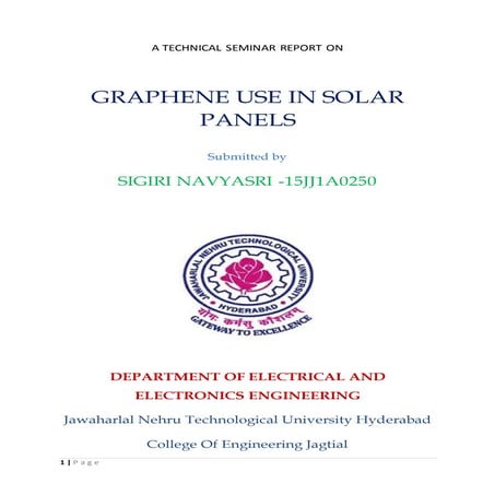 GRAPHENE SOLAR POWER