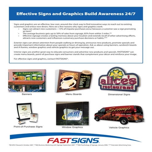 6 functions of signage | PDF