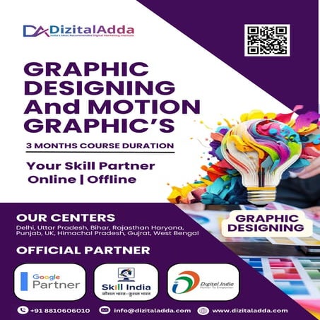 Graphic Design & Motion Graphics Course | Learn Creative Skills | PDF