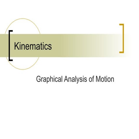 Graphical Analysis Of Motion