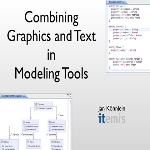 Combining Text and Graphics in Eclipse-based Modeling Tools | PPT