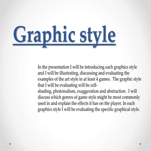 Graphical style