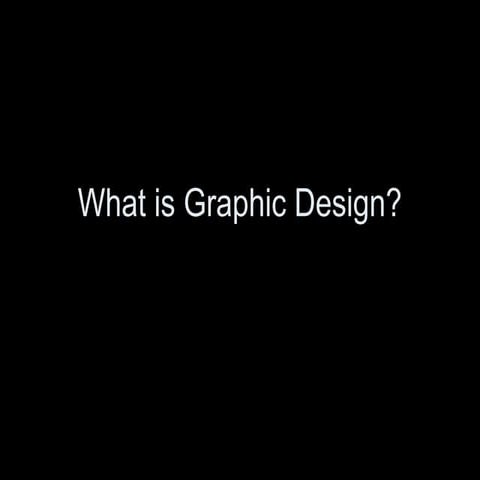 Graphic Design Intro
