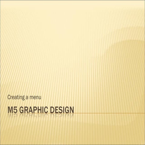M5 - Graphic Design - Text