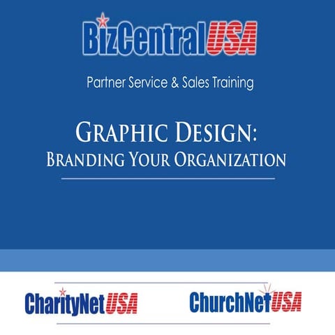 Partner Training: Graphic Design & Branding