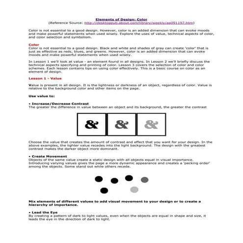 Graphic Design Colors